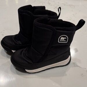 Sorel Toddler Black Snow Boots - size 9